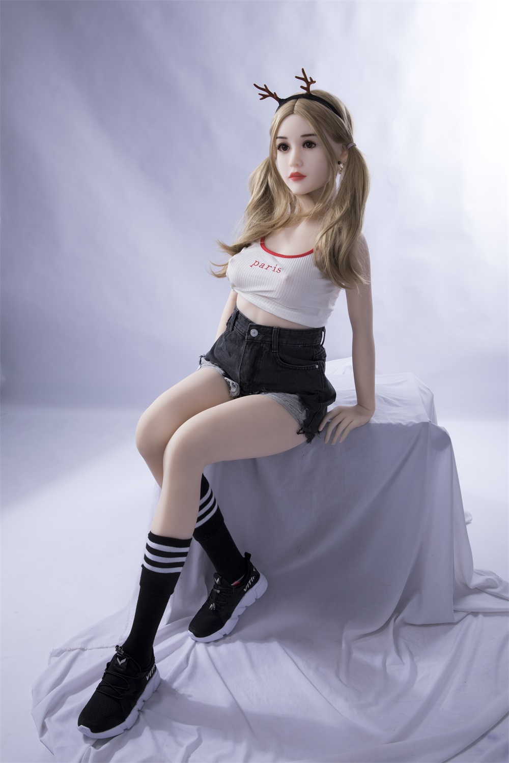5.02FT/29KG, Full Body Sex Doll Small Breast Fair Color TPE-(CA local in stock, ship to CA only! ! !)