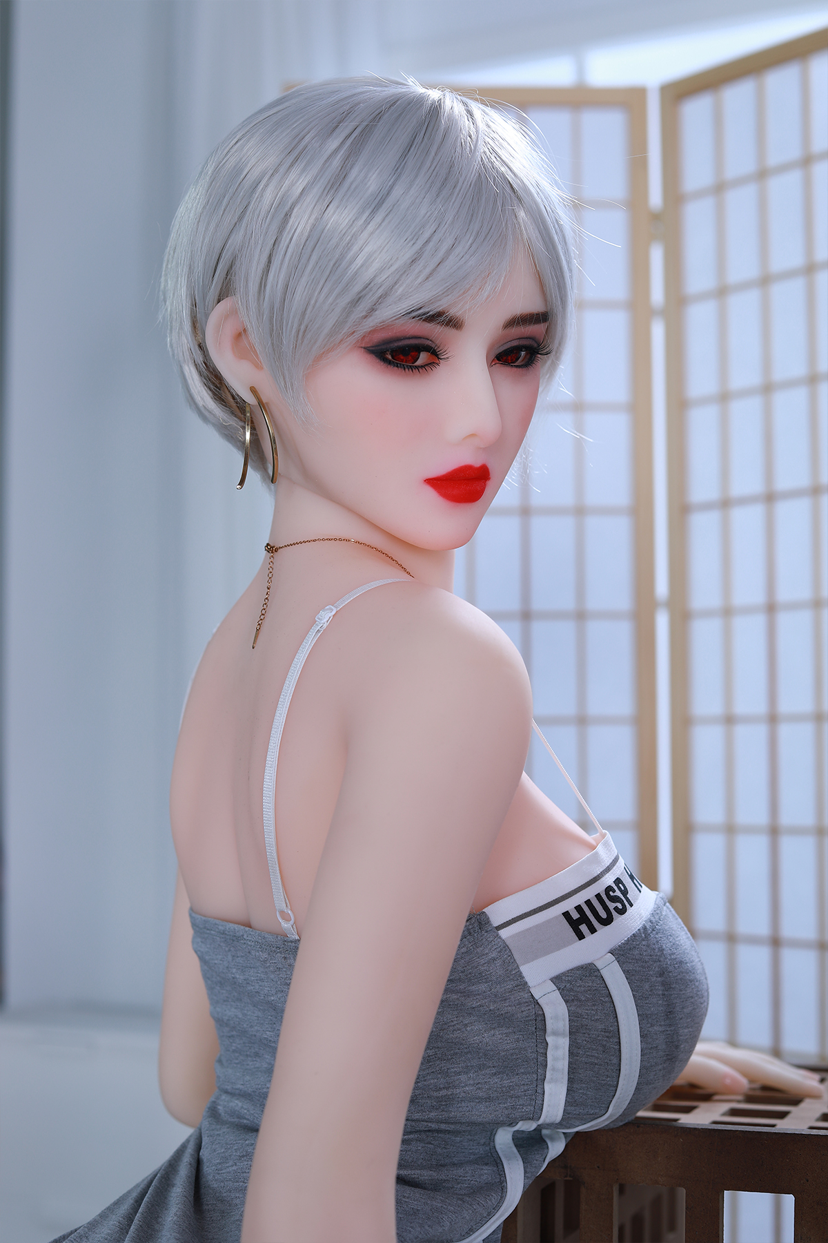 5.18FT/30KG, Full Body Sex Doll Big Breast Fair Color TPE-(CA local in stock, ship to CA only! ! !)
