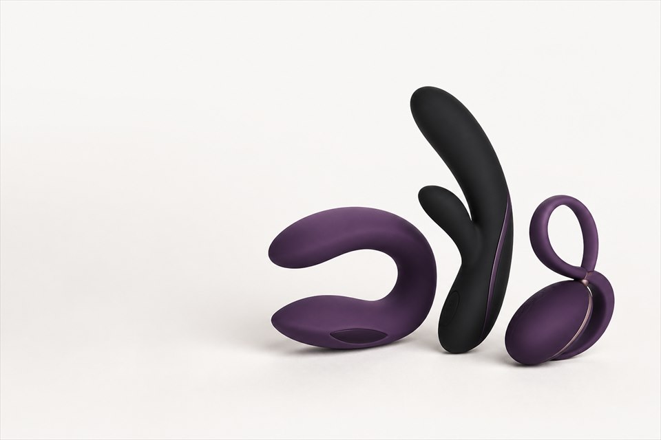 Black and purple plugs and anal toys available from USA local stock