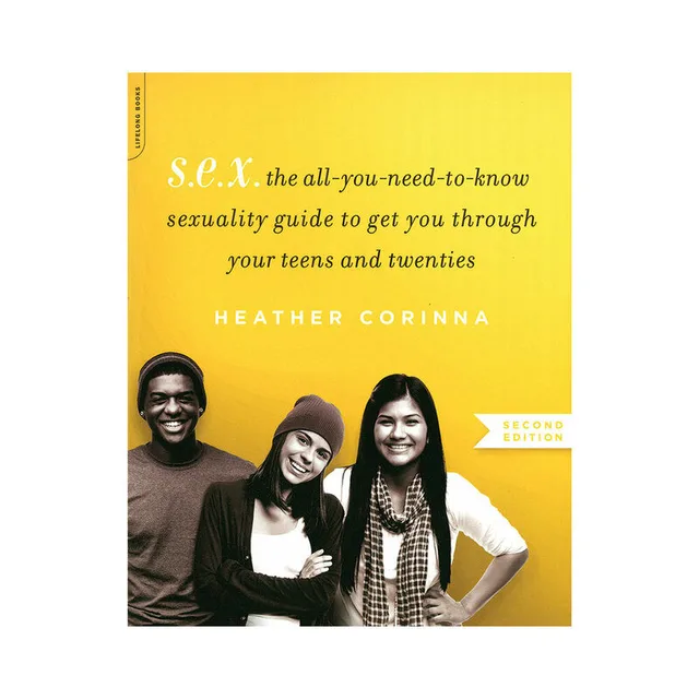yellow S.E.X. second edition book cover with three black-and-white portraits