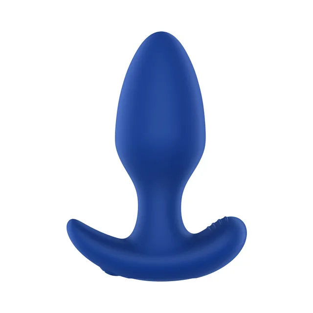 Forto Vibrating Anal Plug Blue