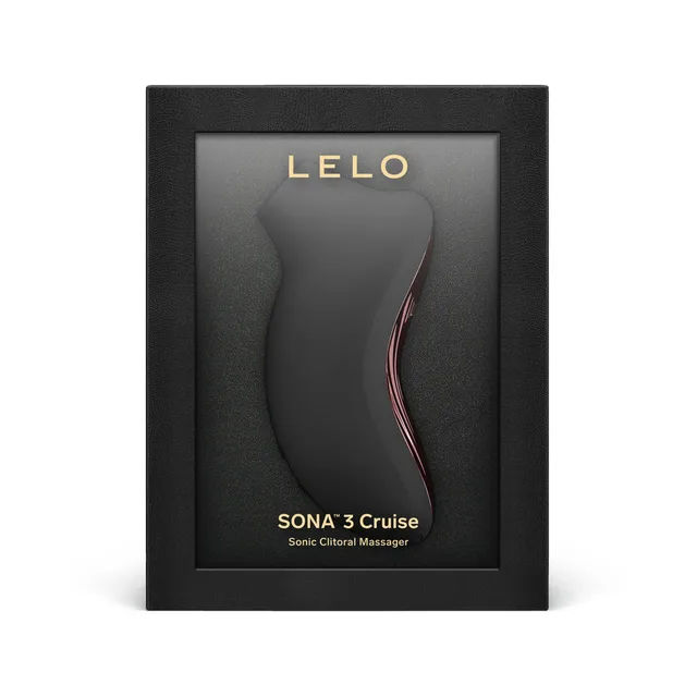 LELO SONA 3 Cruise black stimulator in display box