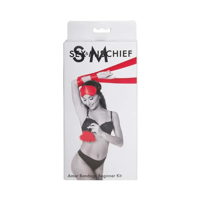 Sportsheets Amor red five-piece kit retail package