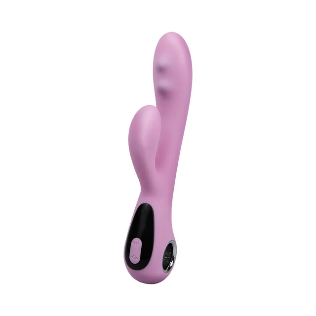 Camtoyz Lucile magenta USB-C rabbit vibrator upright front view of sculpted arms