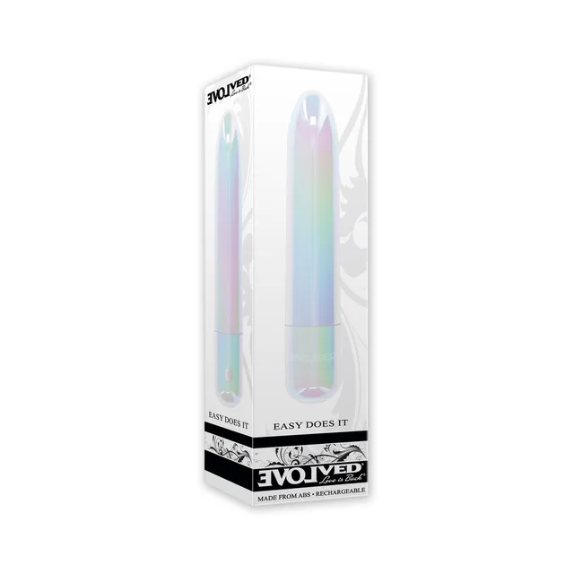 Evolved Easy Does It iridescent bullet in white box