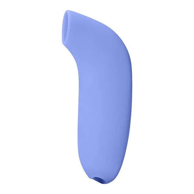 Rear side profile of curved periwinkle Dame Aer