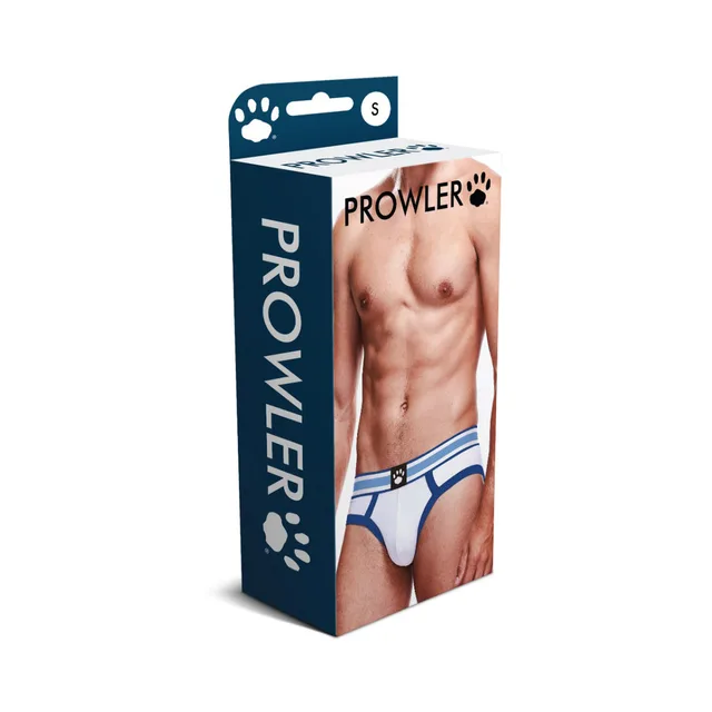Prowler white-and-blue brief size S retail box
