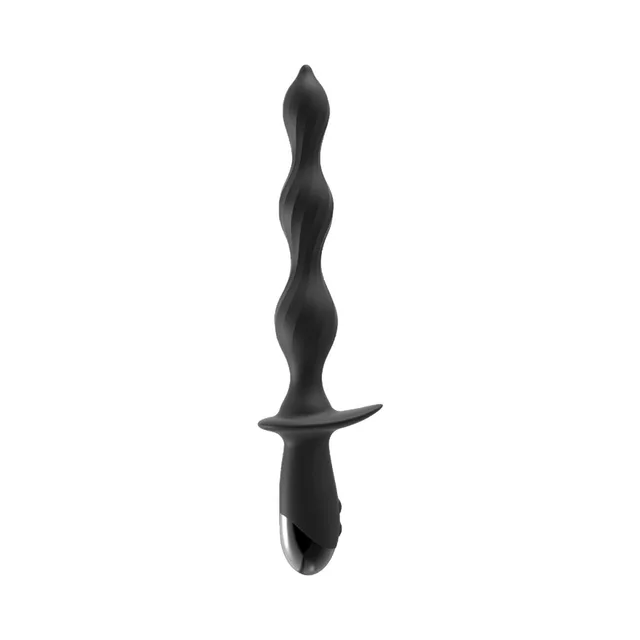 Front view of black Deep Dive four-wave contoured wand