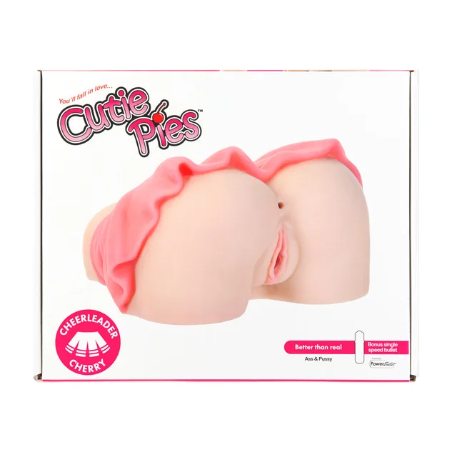 CutiePies Cheerleader Cherry dual-entry masturbator box front