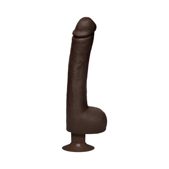 Side view of dark brown Safaree Anaconda with suction base