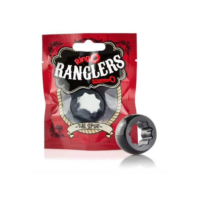 Screaming O RingO Ranglers Spur gray ring in red package