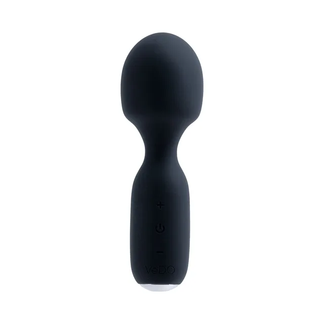 Front view of black Wini oval head and handle controls