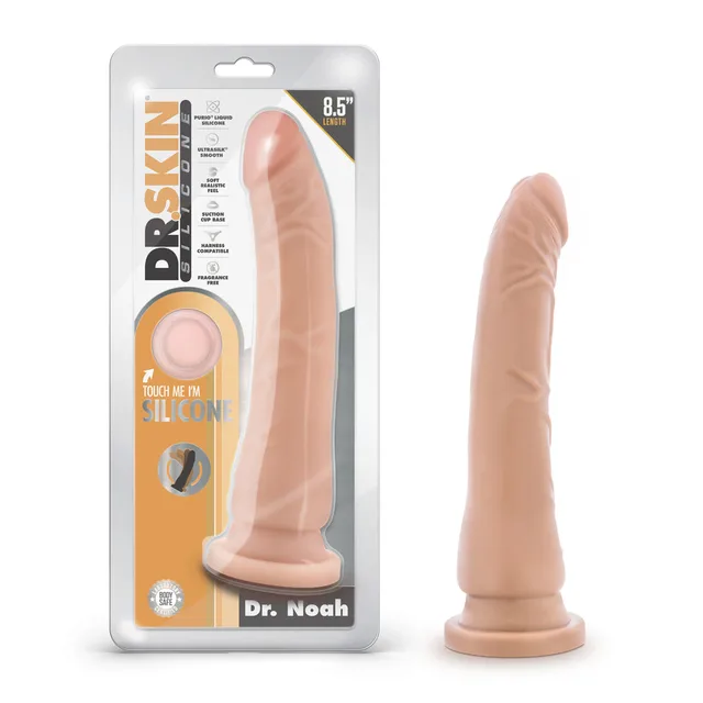Dr. Skin Dr. Noah beige silicone dildo with retail pack