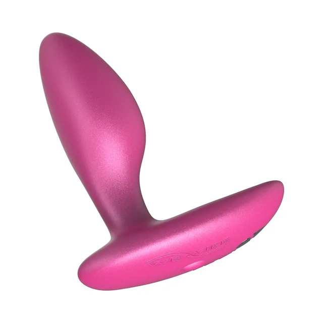 Side profile of Cosmic Pink We-Vibe Ditto+ anal plug