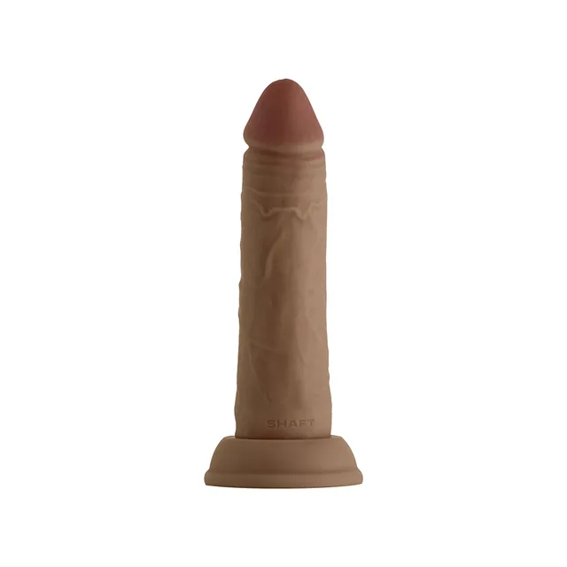Front view of 6.5-inch oak Shaft Model J with suction base
