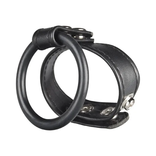 Blue Line Dual Stamina Ring close view of two rings and snap band