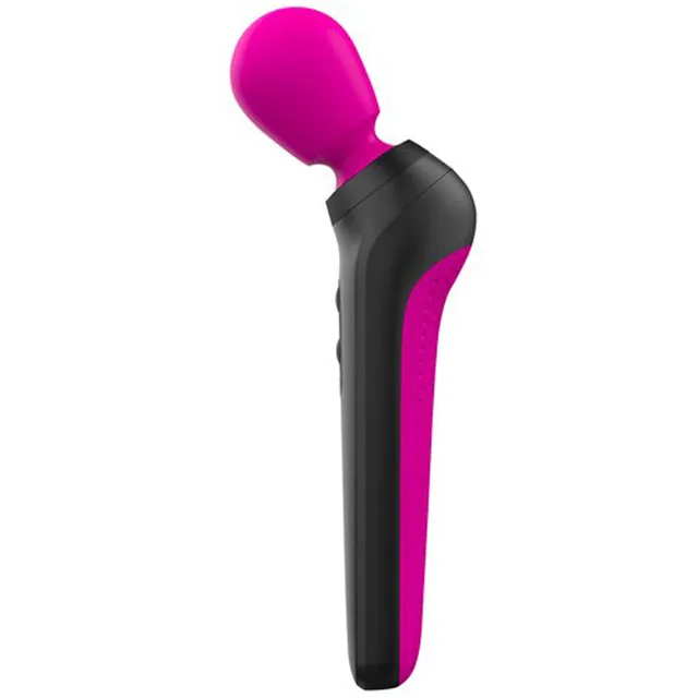 Pink and black BMS Palm Power Extreme wand massager