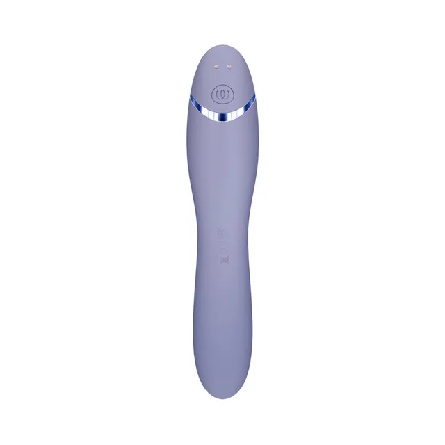 Front view of lilac Womanizer OG tapered body