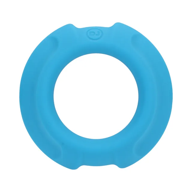 Doc Johnson OptiMALE front view of blue silicone ring