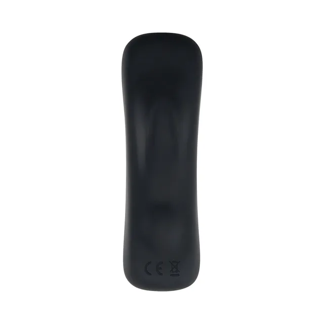 Rear view of curved black Our Undie silicone body