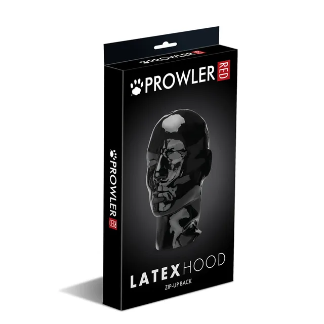 Prowler RED glossy black latex hood retail box