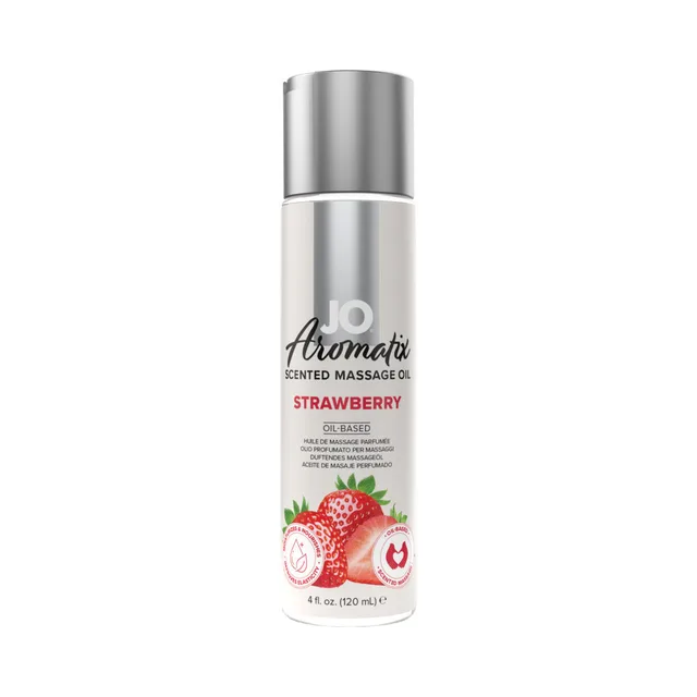 System JO Aromatix strawberry 4 oz bottle front