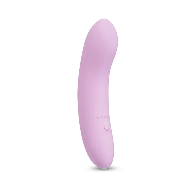 Upright side view of light purple curved Le Wand Glide