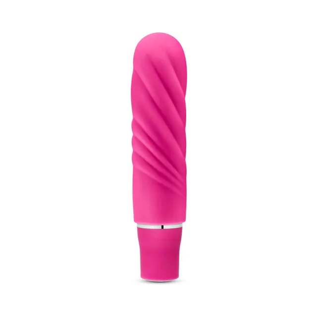 Blush Luxe Nimbus Mini upright front view with spiral ridges