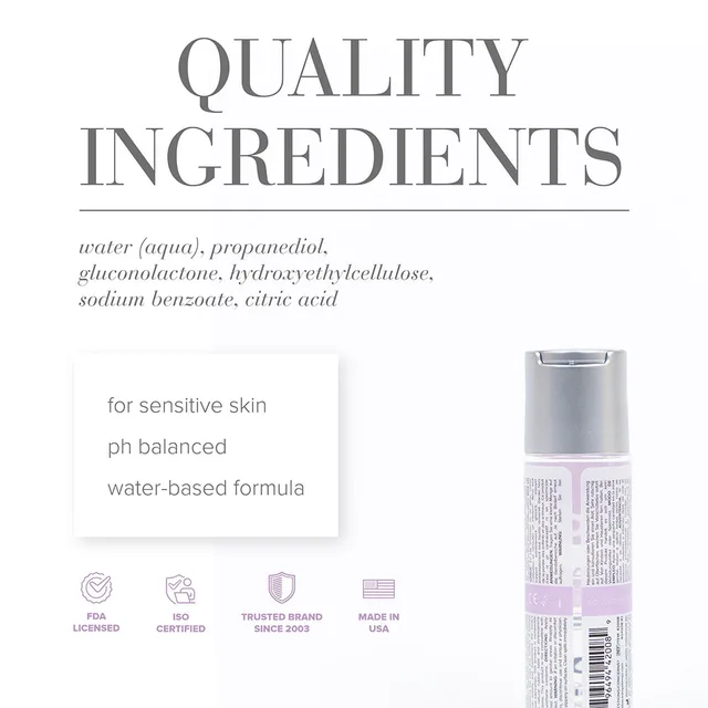 System JO Agape Original 2 oz ingredients panel with bottle rear