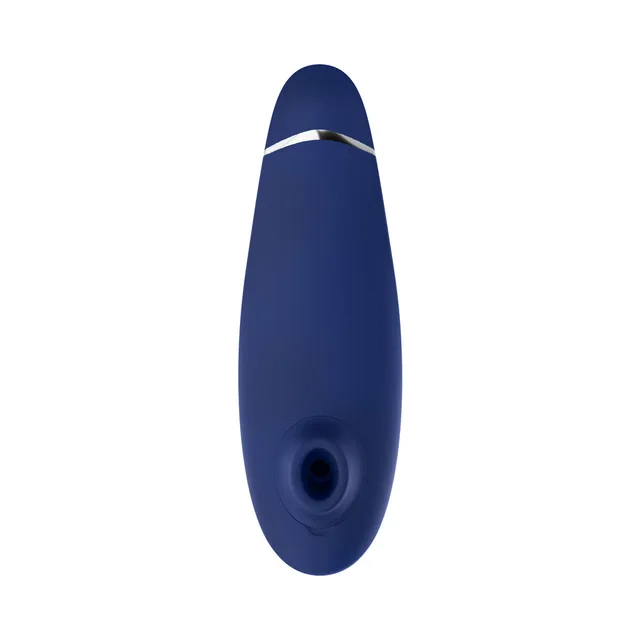 Rear view of blueberry blue Premium 2 with three control buttons