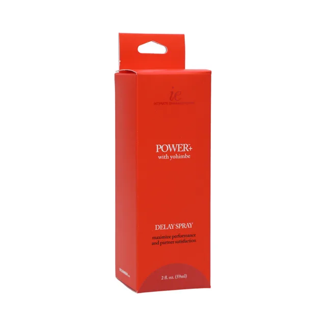 Doc Johnson Power Plus Delay Spray one-ounce red retail box