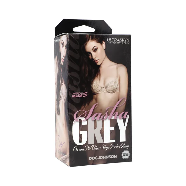 Sasha Grey UR3 Pocket Stroker black retail box front