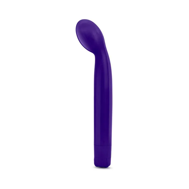 Upright front view of purple G Slim with rounded angled tip