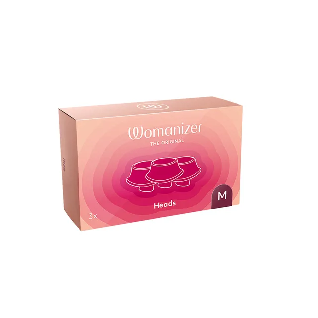 Front of Womanizer Type A Bordeaux medium 3-pack box