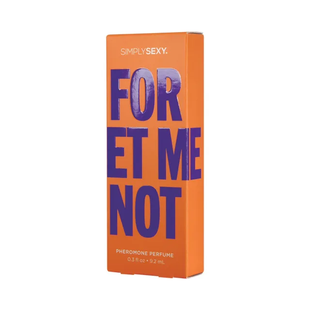 Front of orange Simply Sexy Forget Me Not perfume box