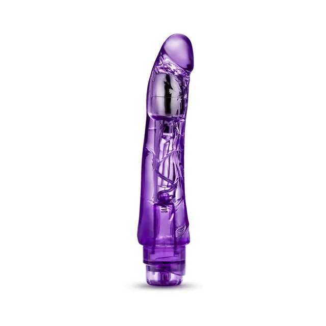 Front view of purple Mambo Vibe shaft with clear center window