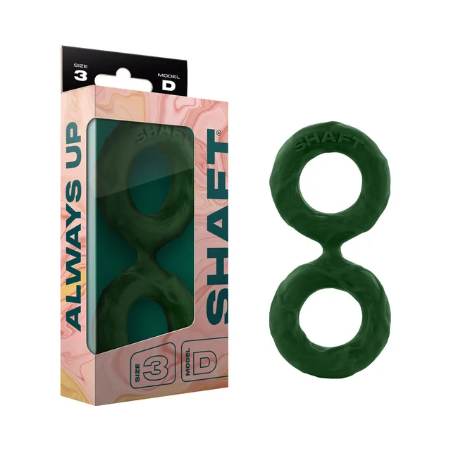 green Shaft Model D Size 3 double C-ring with matching retail package