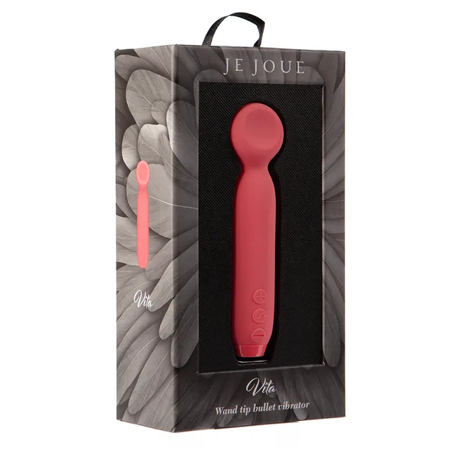 Je Joue Vita watermelon pink vibrator in retail box