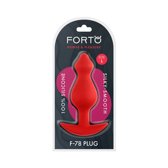 Forto F-78 large red Pointee plug in retail package