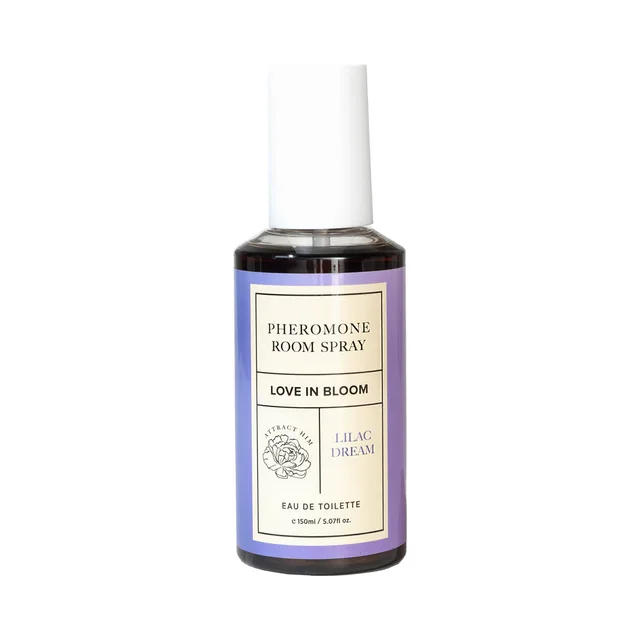 pale purple Lilac Dream 5 oz room spray bottle with white cylindrical cap