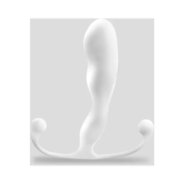 White Trident Helix showing broad curved body and tip