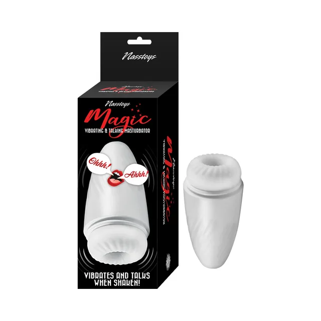 White Nasstoys Magic masturbator beside black retail box