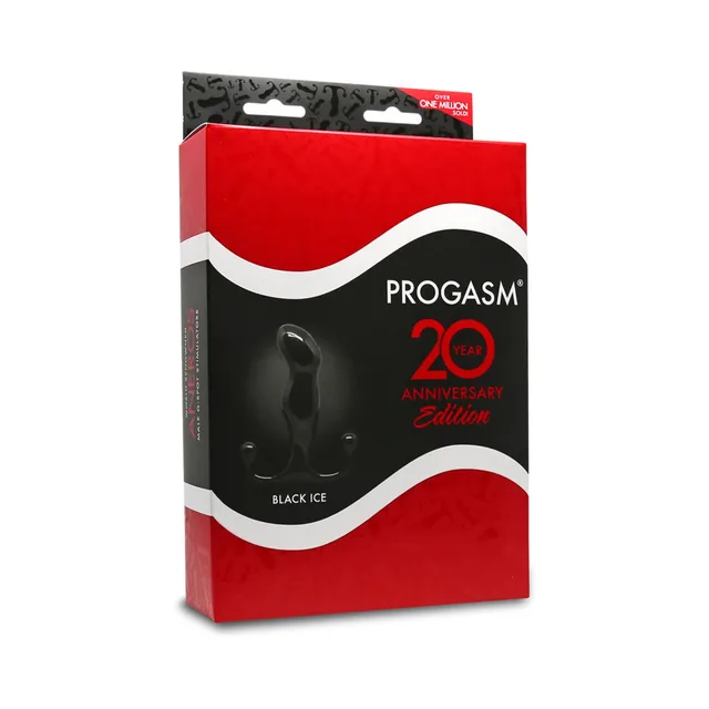 Aneros Progasm Black Ice red-and-black anniversary box