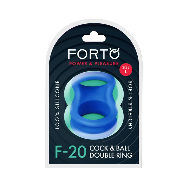 Forto F-20 large blue ring and ball stretcher package front