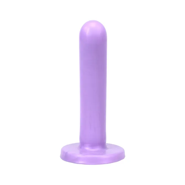 Front view of lavender Silk Medium on circular flared base