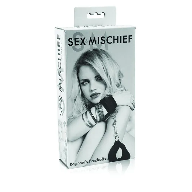 Sportsheets Sex and Mischief beginner handcuffs retail box