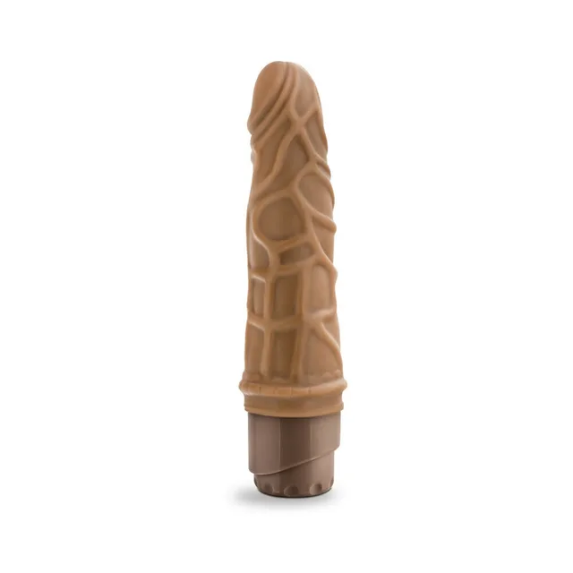 Tan Dr. Skin Vibe 3 vibrator upright front view