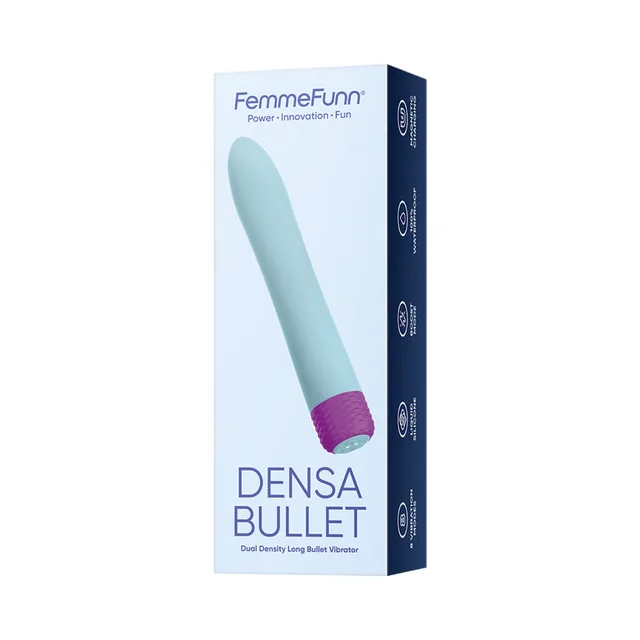 FemmeFunn Densa light blue slimline bullet retail box