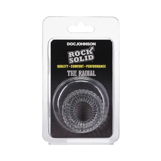 Rock Solid Radial Clear C-Ring clear clamshell package front