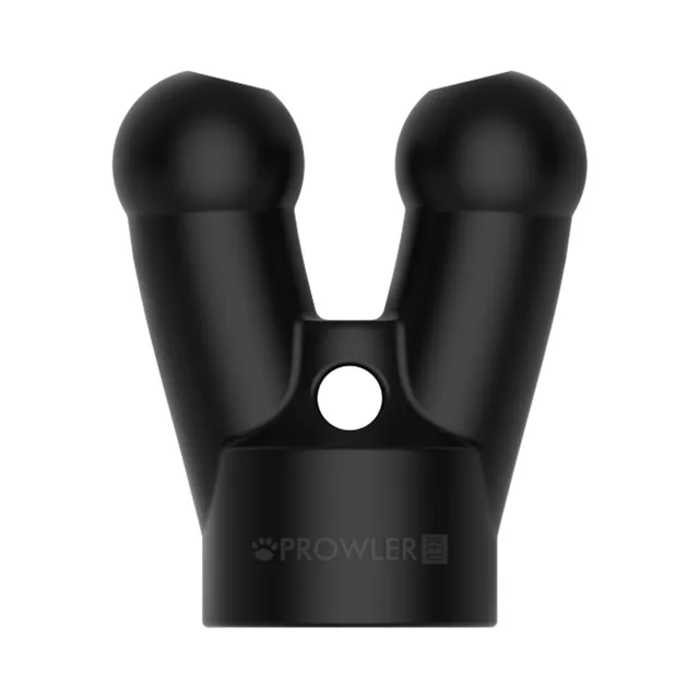 Front view of black twin-tube Prowler RED Double cap